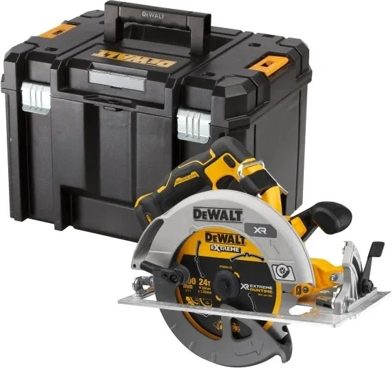 Акумуляторна циркулярна пила DeWalt 18V XR FLEXVOLT ADVANTAGE 190 мм без акумулятора та зарядного пристрою (DCS573NT-XJ) - зображення 3