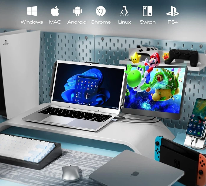 Монитор портативный 14" Teamgee S1 Full HD IPS 60 Гц (101936960) - Уценка - Фото 6 Монитор портативный 14" Teamgee S1 Full HD IPS 60 Гц (101936960) - Уценка - изображение 6