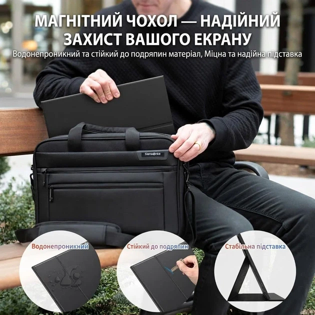 Монитор портативный сенсорный 14" UPERFECT Full HD IPS 60 Гц (101562335) - Уценка - изображение 5