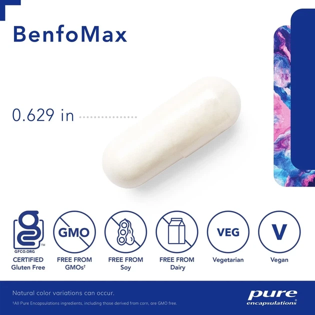 Бенфотиамин Pure Encapsulations BenfoMax 90 капсул - Фото 5 Бенфотиамин Pure Encapsulations BenfoMax 90 капсул - изображение 5