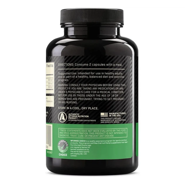 Амінокислотний комплекс BCAA 1000 Optimum Nutrition 1000 мг 60 капсул - зображення 3