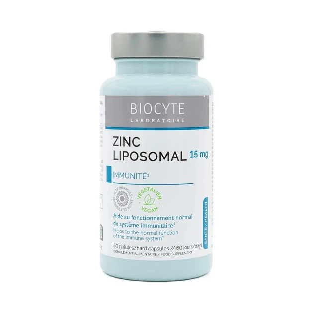 Цинк у ліпосомальній формі Zinc Liposomal Biocyte, 60 капсул - зображення 2