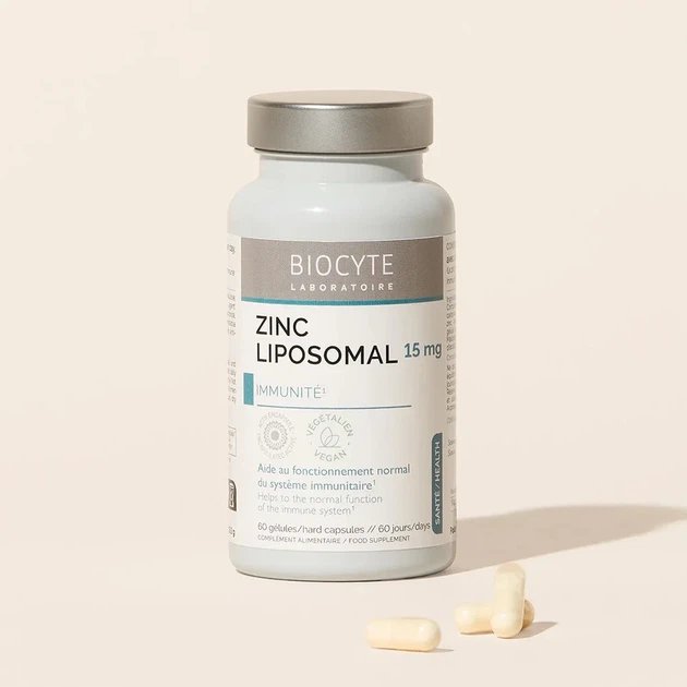 Цинк у ліпосомальній формі Zinc Liposomal Biocyte, 60 капсул - зображення 5