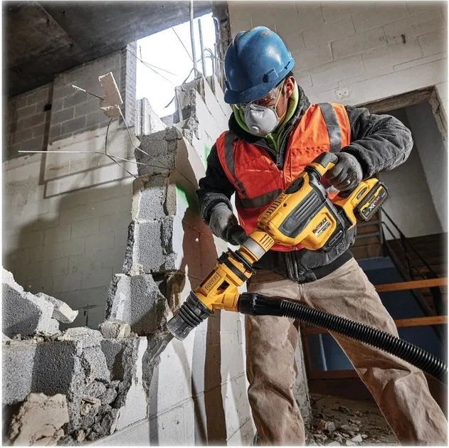 Акумуляторний перфоратор DeWalt SDS-Max 54V без акумулятора та зарядного пристрою (DCH614N-XJ) - зображення 7