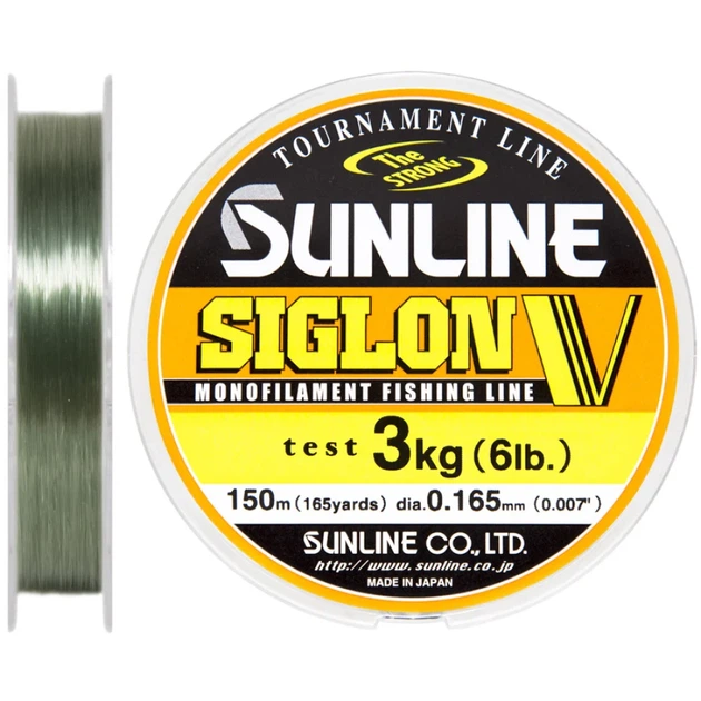 Леска Sunline Siglon V 150m #1.0/0.165mm 3.0kg - Фото 1 Леска Sunline Siglon V 150m #1.0/0.165mm 3.0kg - изображение 1