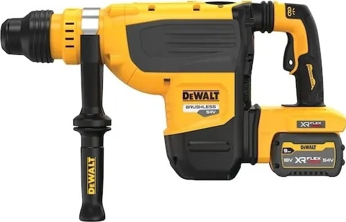 Акумуляторний перфоратор DeWalt FLEXVOLT SDS-Max 54V з 2 акумуляторами 9 Аг (DCH735X2-QW) - зображення 2