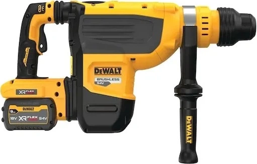 Акумуляторний перфоратор DeWalt FLEXVOLT SDS-Max 54V з 2 акумуляторами 9 Аг (DCH735X2-QW) - зображення 5