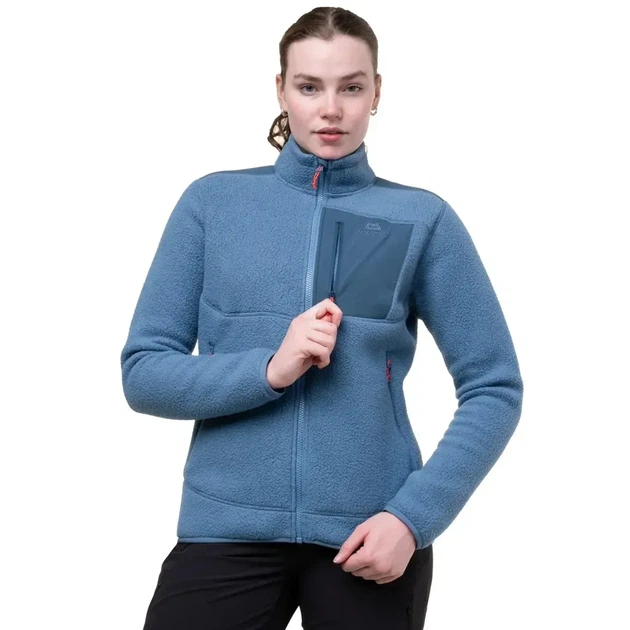Кофта Mountain Equipment Highpile Women's Jacket Stellar/Majolica (Stellar/Majolica 10) 100% перероблений високий фліс (ME-006921.01850.10) - зображення 2