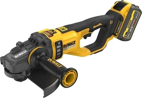 Акумуляторна кутова шліфувальна машина DeWalt 54V FlexVolt 230 мм з 2 акумуляторами 9 Аг (DCG460X2-QW) - зображення 2
