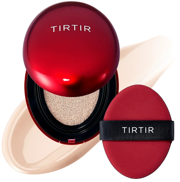 Зволожувальна тональна основа Tirtir Mask Fit Red в кушоні 15C Fair Porcelain 18 г (8809928134857) - Фото 1 Зволожувальна тональна основа Tirtir Mask Fit Red в кушоні 15C Fair Porcelain 18 г (8809928134857) - зображення 1