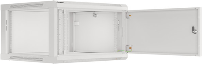 Szafa serwerowa Lanberg 19" 6U 600x600 White (WF01-6606-00S) - obraz 2