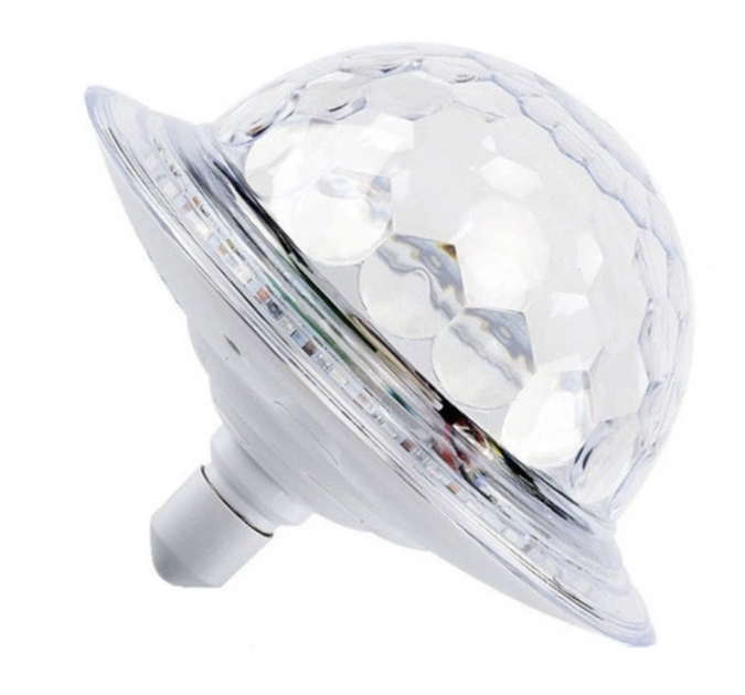 Диско лампа RD-7202 с Bluetooth, светодиоды, пульт управления, E27 - Фото 1 Диско лампа RD-7202 с Bluetooth, светодиоды, пульт управления, E27 - изображение 1