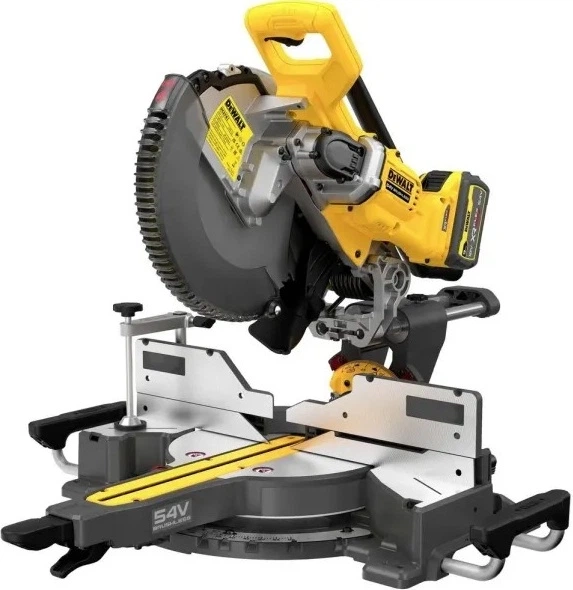 Торцювальна пила акумуляторна DeWalt 54V 305 мм з 2 акумуляторами 9 Аг (DCS781X2-QW) - зображення 2