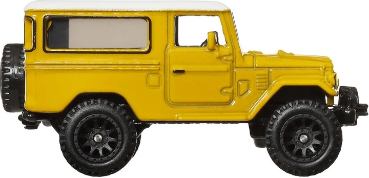 Model samochodu Mattel Hot Wheels Premium Boulevard Toyota Land Cruiser FJ43 Oliwkowy JBL25 (194735262762) - obraz 4