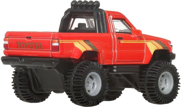 Model samochodu Mattel Hot Wheels Premium Car Culture 1987 Toyota Pickup Truck Biało-szary JBK73 (194735262465) - obraz 5