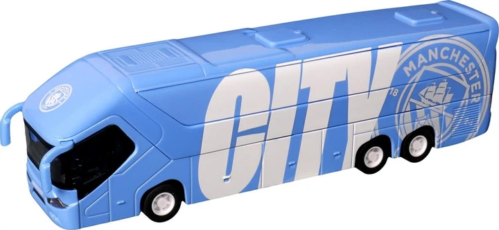 Model autobusu Banbo Toys Official Bus Manchester City Niebiesko-błękitny 16270 (8436573616270) - obraz 2