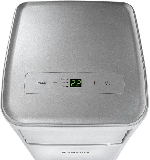 Кондиционер мобильный Ariston Mobis 8 16м2 on/off 8000BTU 2.3кВт A/- R290 белый - Фото 3 Кондиционер мобильный Ariston Mobis 8 16м2 on/off 8000BTU 2.3кВт A/- R290 белый - изображение 3