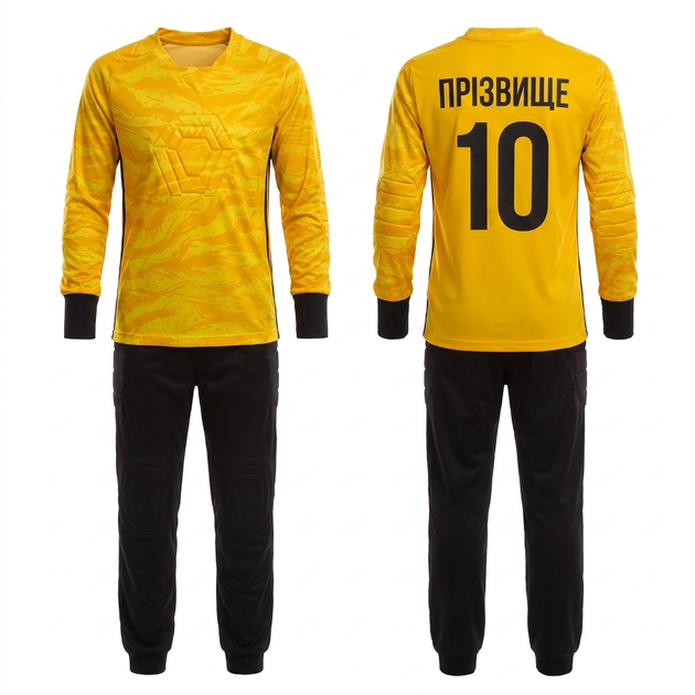 Форма вратарская свитер и штаны с вашим принтом, номером, фамилией, нанесение индивидуальной информации логотипа команды SP-Sport CO-7002 Размер 26 на рост 140-145 Желтый - Фото 1 Форма вратарская свитер и штаны с вашим принтом, номером, фамилией, нанесение индивидуальной информации логотипа команды SP-Sport CO-7002 Размер 26 на рост 140-145 Желтый - изображение 1