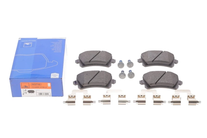 Комплект гальмівних колодок ATE 13046027492 Volkswagen EOS, Caddy, Passat, Tiguan, Sharan, Golf, CC, Touran; Skoda Superb, Octavia; Audi A3, Q3, A6, A4; Seat Leon 19374039, 19374052, 3AA698451A - изображение 2