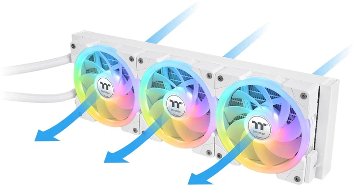 Система рідинного охолодження Thermaltake MAGFloe 420 Ultra ARGB Sync Snow Edition (CL-W452-PL14SW-A) - зображення 5