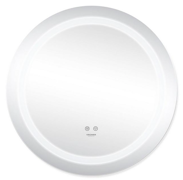 Дзеркало Kroner KRP Spiegel R2 600×600 мм з LED-підсвічуванням та функцією антизапотівання - зображення 3