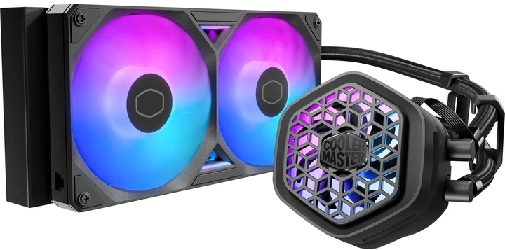 Chłodzenie wodne Cooler Master MasterLiquid 240 Atmos II VRM Fan ARGB Black (MLX-D24M-A25SZ-V1) - Zdjęcie 1 Chłodzenie wodne Cooler Master MasterLiquid 240 Atmos II VRM Fan ARGB Black (MLX-D24M-A25SZ-V1) - obraz 1