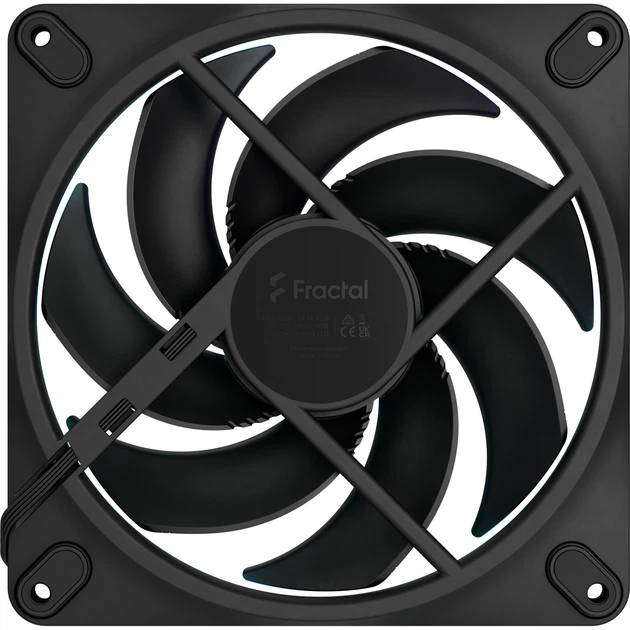 Набір вентиляторів Fractal Design Momentum 14 RGB 3-pack 140 мм Black (FD-F-MOM1-1403) - зображення 6
