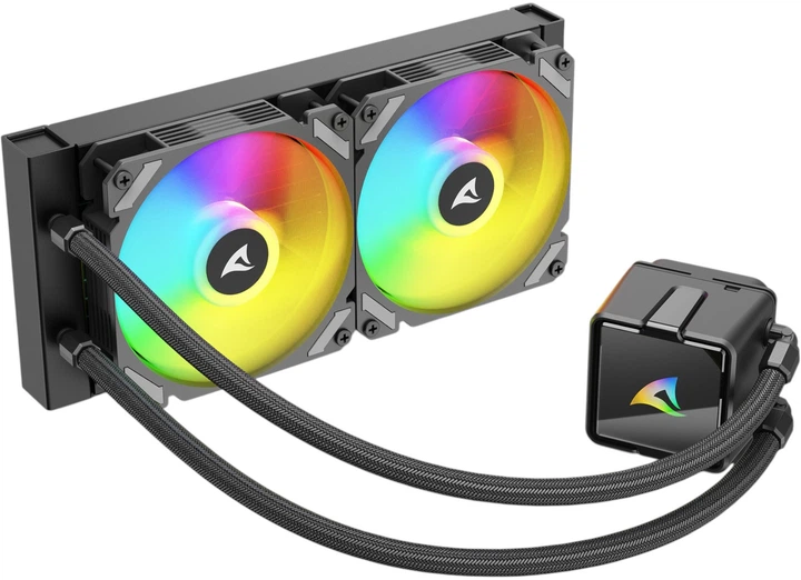 Chłodzenie wodne Sharkoon S50 ARGB Black (4044951044962) - Zdjęcie 2 Chłodzenie wodne Sharkoon S50 ARGB Black (4044951044962) - obraz 2
