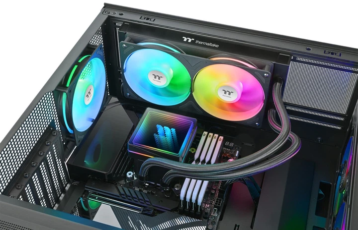 Chłodzenie wodne Thermaltake TH240-S V3 ARGB Sync Black (CL-W469-PL12SW-A) - obraz 15