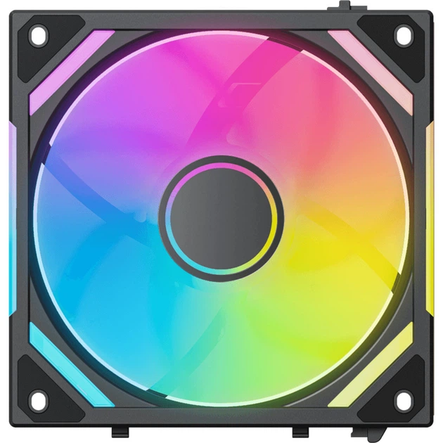 Wentylator do obudowy Alpenfohn Wing Boost 4 ARGB 120 mm Czarny (84000000229) - obraz 3
