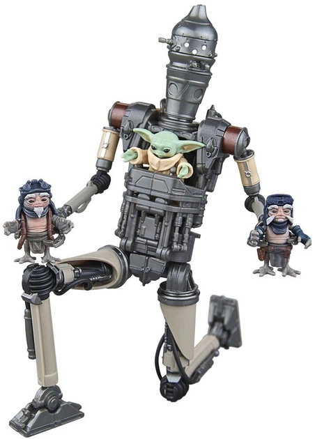 Zestaw figurek Hasbro Star Wars The Vintage Collection The Mandalorian: IG-12 and Grogu 15 cm 4 szt G0074 (5010996251114) - obraz 8