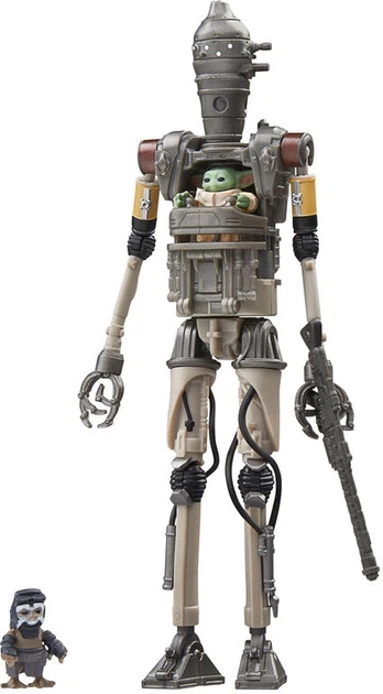 Zestaw figurek Hasbro Star Wars The Vintage Collection The Mandalorian IG-12, Grogu and Anzellan 9.5 cm G06705L00 (5010996292094) - obraz 8