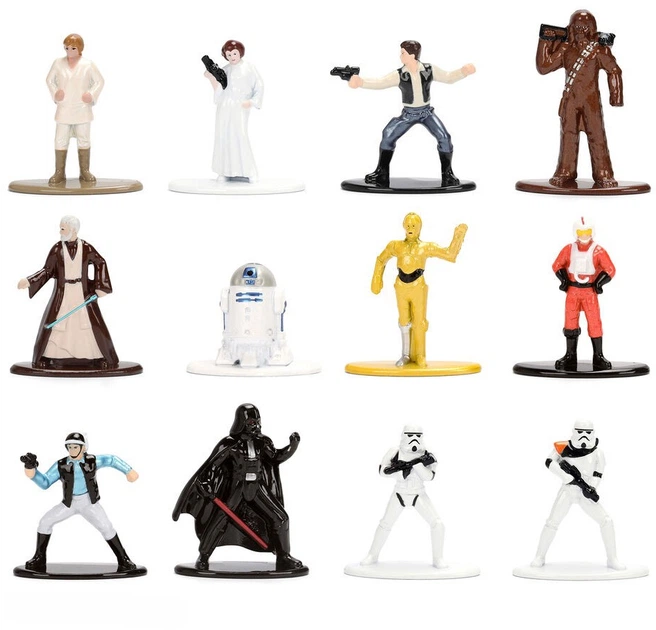 Zestaw figurek Jada Star Wars 4 cm 12 szt 37360 (4006333107092) - obraz 3