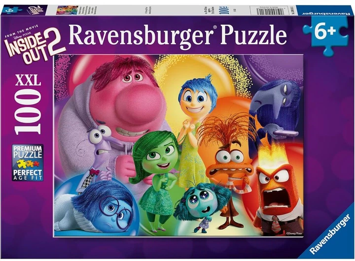 Puzzle Ravensburger Disney Pixar Inside Out 2 XXL 100 elementów 12001611 (4005555016113) - Zdjęcie 1 Puzzle Ravensburger Disney Pixar Inside Out 2 XXL 100 elementów 12001611 (4005555016113) - obraz 1