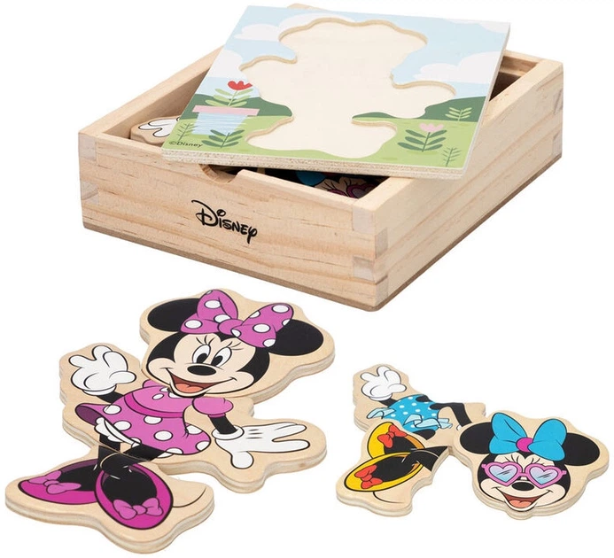 Дерев'яний пазл Woomax Disney Minnie 19 елементів MI35168 (8412842487246) - Фото 2 Дерев'яний пазл Woomax Disney Minnie 19 елементів MI35168 (8412842487246) - зображення 2