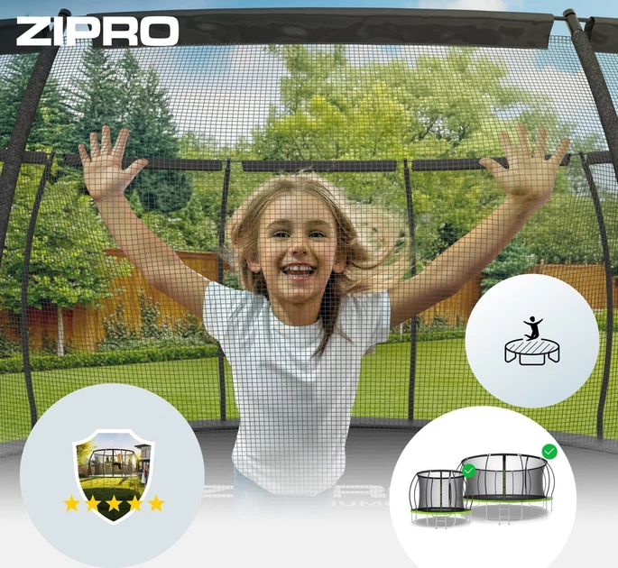 Батут Zipro Jump Pro Premium с внутренней сеткой 10FT 312 см (5941402) - изображение 5