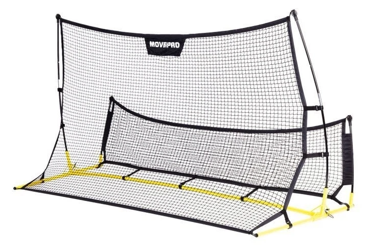 Dwustronny trenażer piłkarski MOVEPRO Rebounder do ćwiczeń strzeleckich 220 x 120 cm (JSP-DS8030) (5905817010073) - Zdjęcie 3 Dwustronny trenażer piłkarski MOVEPRO Rebounder do ćwiczeń strzeleckich 220 x 120 cm (JSP-DS8030) (5905817010073) - obraz 3