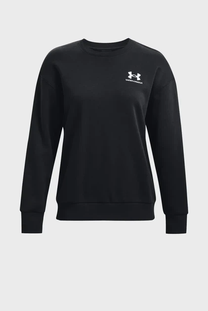 Жіночий чорний світшот Essential Fleece Crew-BLK Under Armour XXL 1373032-001 - изображение 5