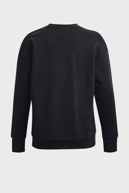 Жіночий чорний світшот Essential Fleece Crew-BLK Under Armour XXL 1373032-001 - изображение 6