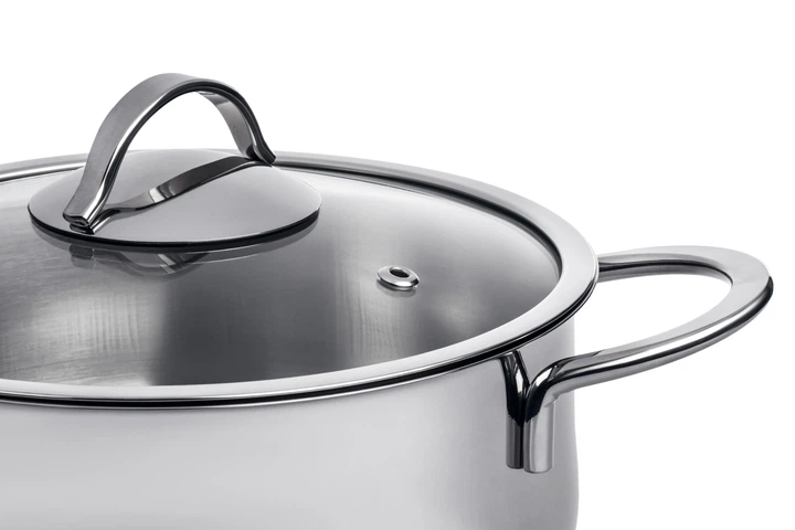 Каструля Ardesto Black Mars зі скляною кришкою нержавіюча сталь 4,3л 22см AR0743S чорна (00107429) - зображення 5