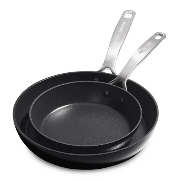 Набір сковорідок GreenPan Copenhagen, 20+28 см із керамічним покриттям (CC002745-001) (00132022) - Фото 1 Набір сковорідок GreenPan Copenhagen, 20+28 см із керамічним покриттям (CC002745-001) (00132022) - зображення 1