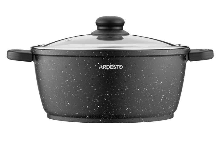 Каструля Ardesto Gemini Anzio з кришкою алюміній 4,4л 24см антипригарне покриття склокерамічні/елект (00107434) - Фото 8 Каструля Ardesto Gemini Anzio з кришкою алюміній 4,4л 24см антипригарне покриття склокерамічні/елект (00107434) - изображение 8
