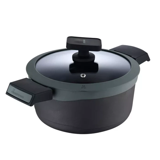 Каструля MasterPro Gastro reeco з кришкою 2.7л BGMP-8106 (00128368) - изображение 2