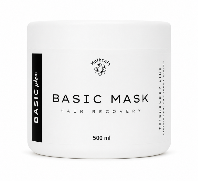 Базова маска основа Brazil Gold Molecula Basic Plex Mask для реконструкції волосся 500 мл - Фото 1 Базова маска основа Brazil Gold Molecula Basic Plex Mask для реконструкції волосся 500 мл - зображення 1