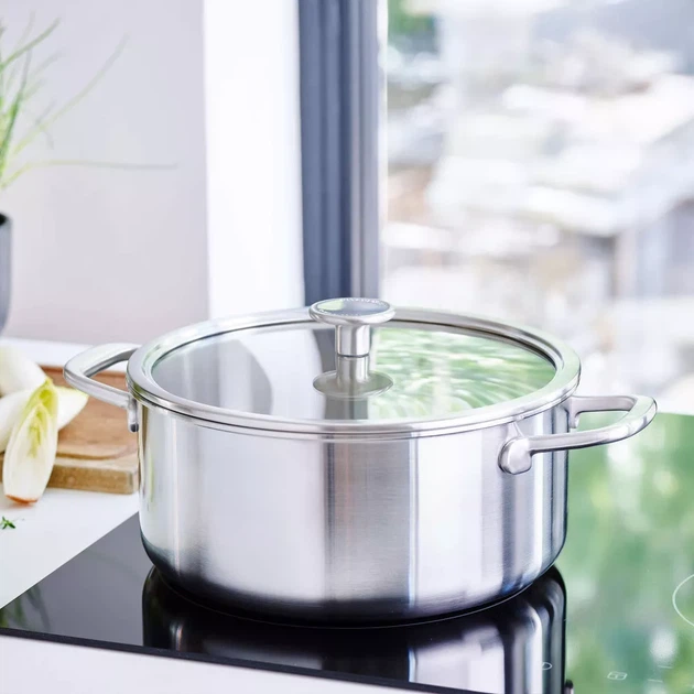 Каструля KitchenAid MSS з кришкою 3,1 л 20 см CC003259-001 (00128312) - Фото 3 Каструля KitchenAid MSS з кришкою 3,1 л 20 см CC003259-001 (00128312) - изображение 3
