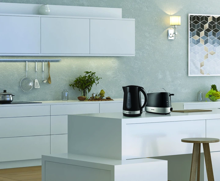 Електрочайник Gorenje, 1,7л, пластик, чорний (00109472) - Фото 7 Електрочайник Gorenje, 1,7л, пластик, чорний (00109472) - изображение 7