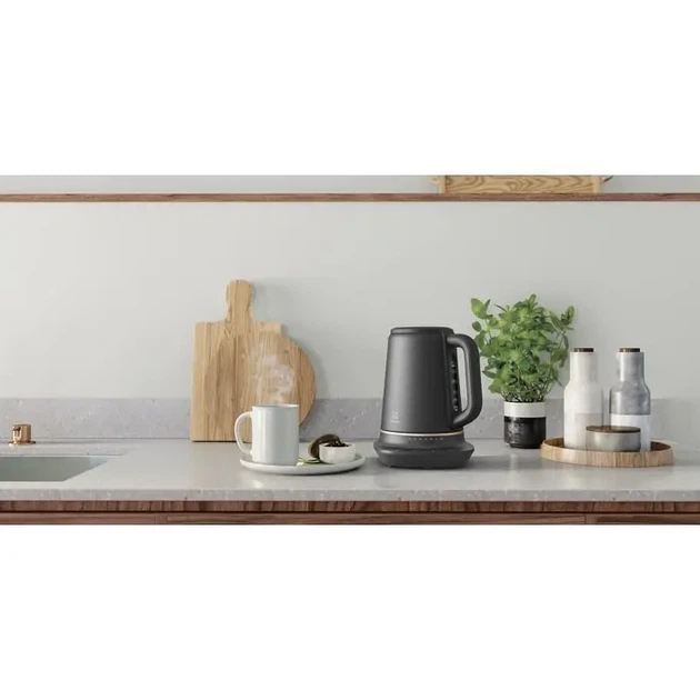 Електрочайник Electrolux 1.7л, Strix, метал, підтримка температури, чорний матовий (00109424) - зображення 4