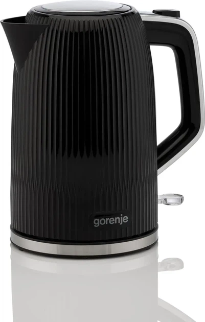 Електрочайник Gorenje 1.7л, Strix-контроль, чорний матовий (00109476) - Фото 1 Електрочайник Gorenje 1.7л, Strix-контроль, чорний матовий (00109476) - зображення 1