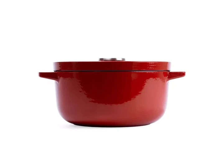 Каструля KitchenAid чавунна 3,3 л 22 см CC006057-001 червона (00128314) - изображение 2