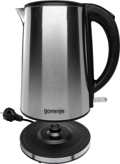 Електрочайник Gorenje, 1,5л, подвійні стінки, Strix контроль, нерж. (00109469) - изображение 2